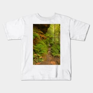 Canyon walk at Blackheath Kids T-Shirt